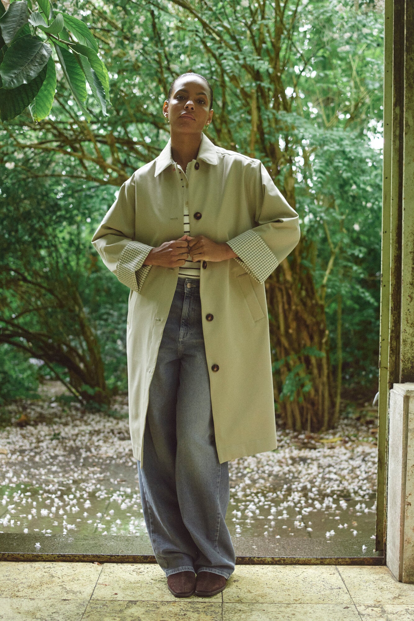 Riko Bora trenchcoat – Twill